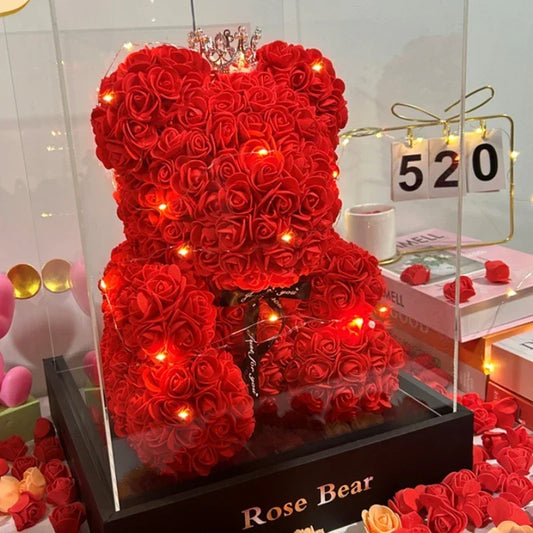 Flower Eternal Rose Teddy Bear