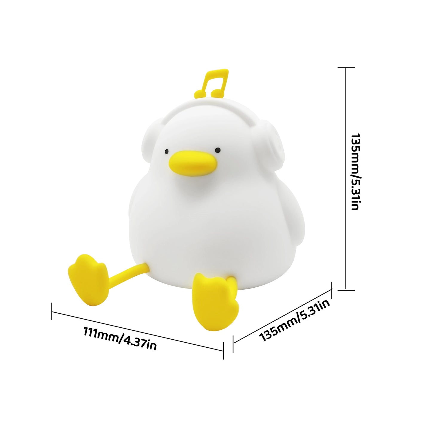 LED Silicone  Night light Cute Duck