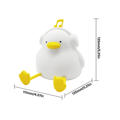 LED Silicone  Night light Cute Duck