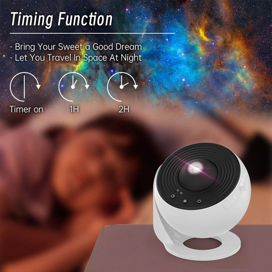 Night Light Galaxy Projector