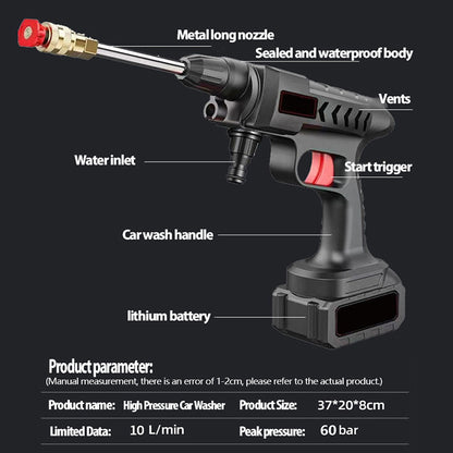 Portable Household Rechargeable High Pressure Water Gun